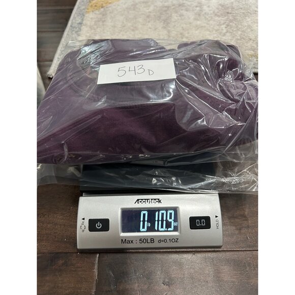 Hanes Fleece Crewneck Pullover Sweatshirt Purple Sz Large Comfort Soft Lounge - Picture 10 of 11